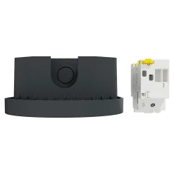 Kit Mureva EVlink - Protection + Prise courant 2P+T renforcée VE IP66 IK08 Gris Schneider Electric