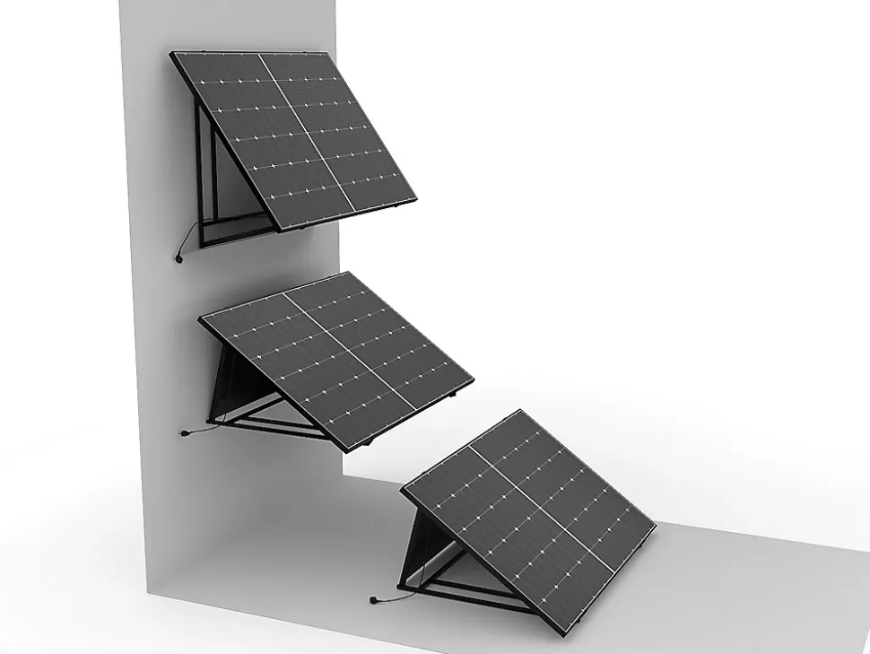 Kit 2 panneaux solaires Plug and Play + batterie de stockage - 850 W - LUMINOSER