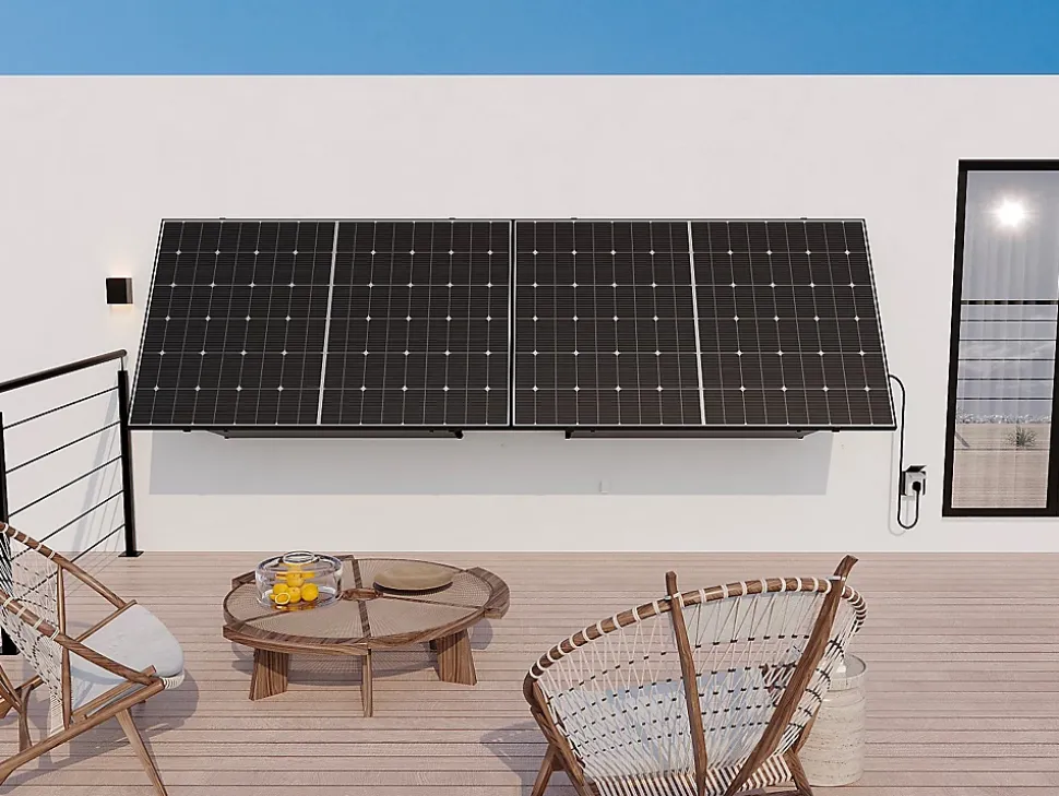 Kit 2 panneaux solaires Plug and Play - 850 W - LUMINOSER