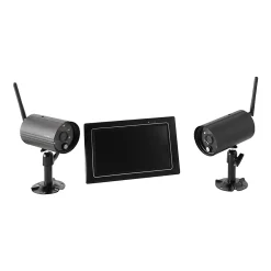 Kit vidéosurveillance intérieur et extérieur - 2 caméras Chacon 1080P - 4 canaux - 2 To