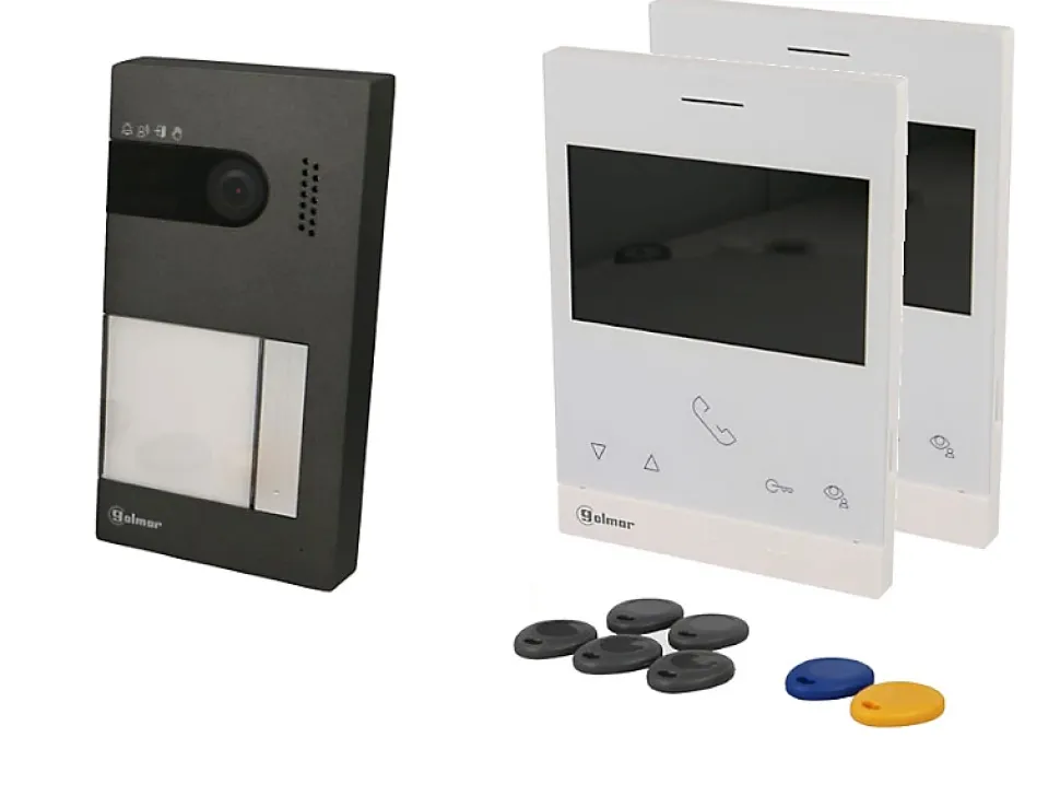 Kit visiophone GOLMAR Soul 4" 2 écrans