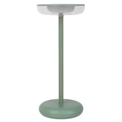 Lampe de table à accu PASI intérieur extérieur métal plastique rose intensité variable tactile fonction mémoire hauteur 26cm