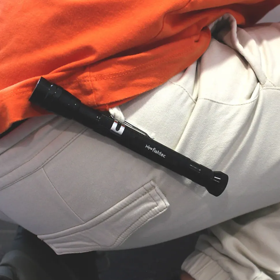 Lampe frontale FISHTEC Télescopique Tête Flexible et Orientable