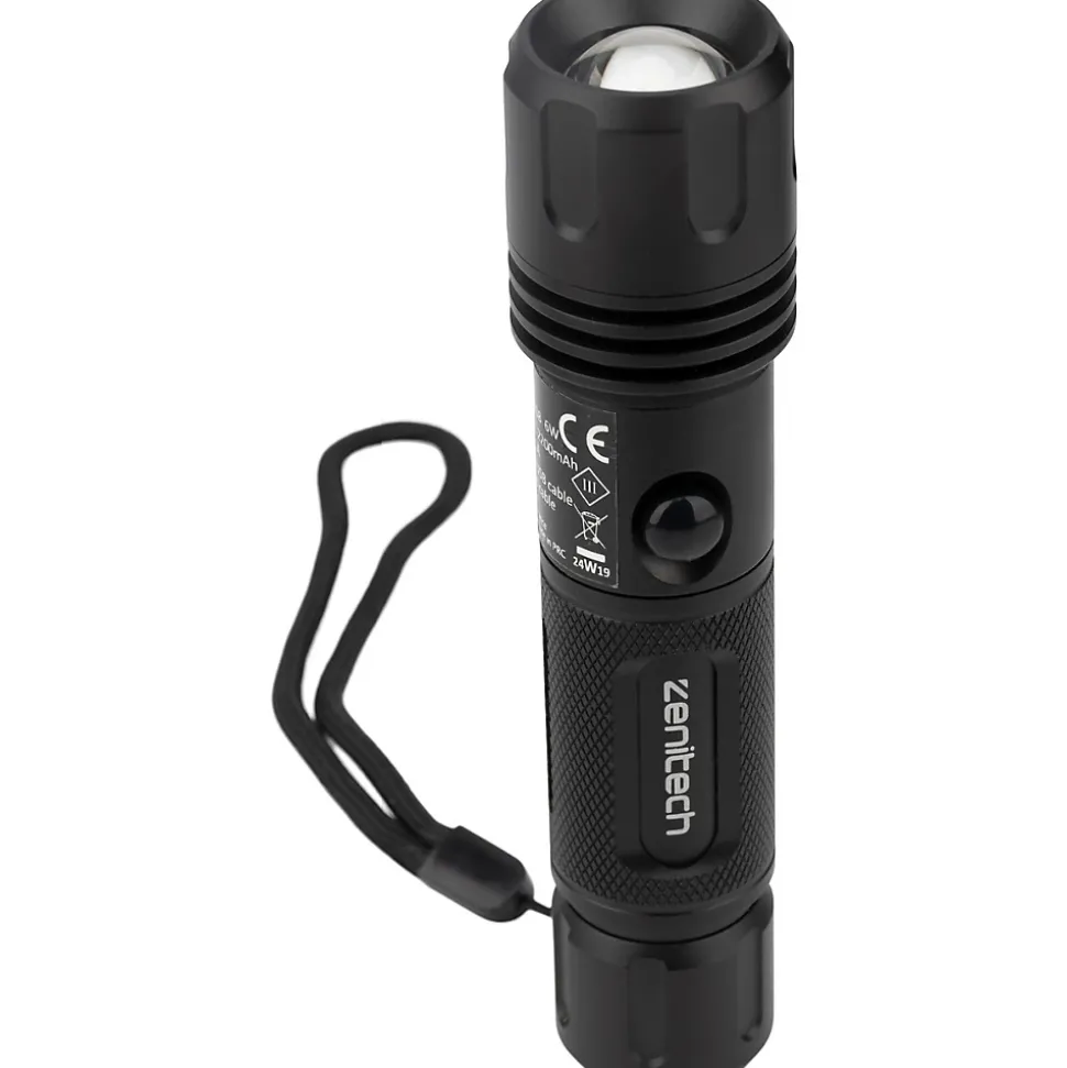 Lampe torche LED rechargeable USB 160/500lm - Zenitech