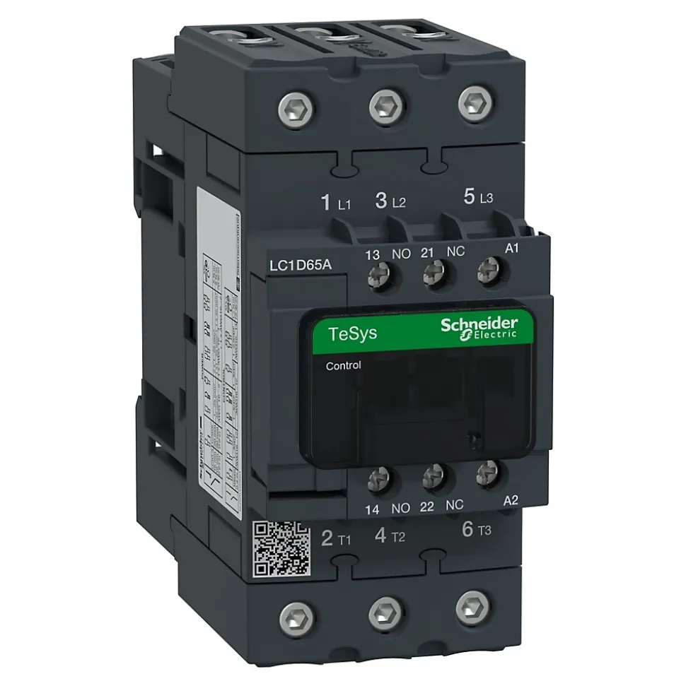 Lc1d65ag7 Schneider - Contacteur Tripolaire - 3no - 65a - Bobine 120vca - Everlink Et Automatique