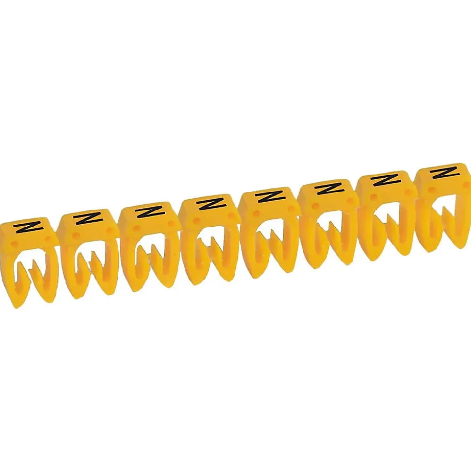 038313 Legrand - Boite De 300 Repères Cab 3 Pour Fils 0,5mm² à 1,5mm² - Marquage Lettre N