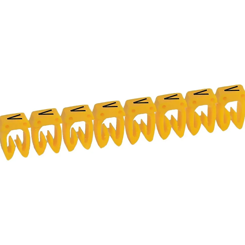 038131 Legrand - Boite De 300 Repères Cab 3 Pour Fils 0,15mm² à 0,5mm² - Marquage Lettre V
