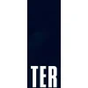 Lettre de maison - marquage TER - en PVC - couleur bleu et blanc - autocollant - hauteur 11 cm - Chapuis NA11