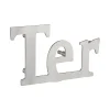 Lettre Ter à visser, inox, H.80mm - THIRARD
