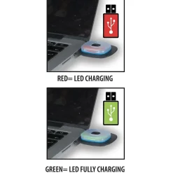 LIGHTHOUSE : Bonnet avec frontale LED rechargeable. Gris foncé