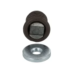 Loqueteau marron 4kg à encastrer Diall vendu par 2