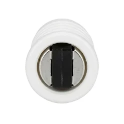 2 loqueteaux cylindre Blanc 4 kg à encastrer