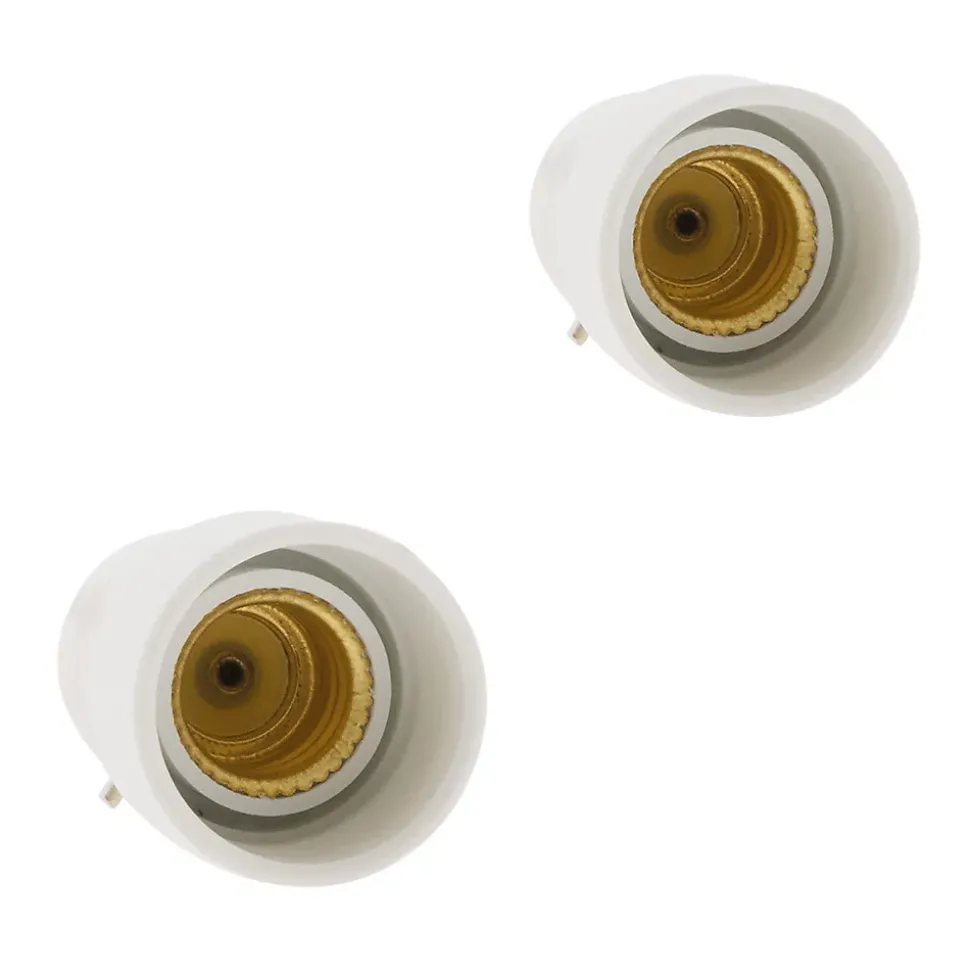 Lot de 2 adaptateurs douille B22/E14 - Zenitech