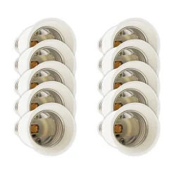 Lot de 10 adaptateurs douille E14/E27 - Zenitech