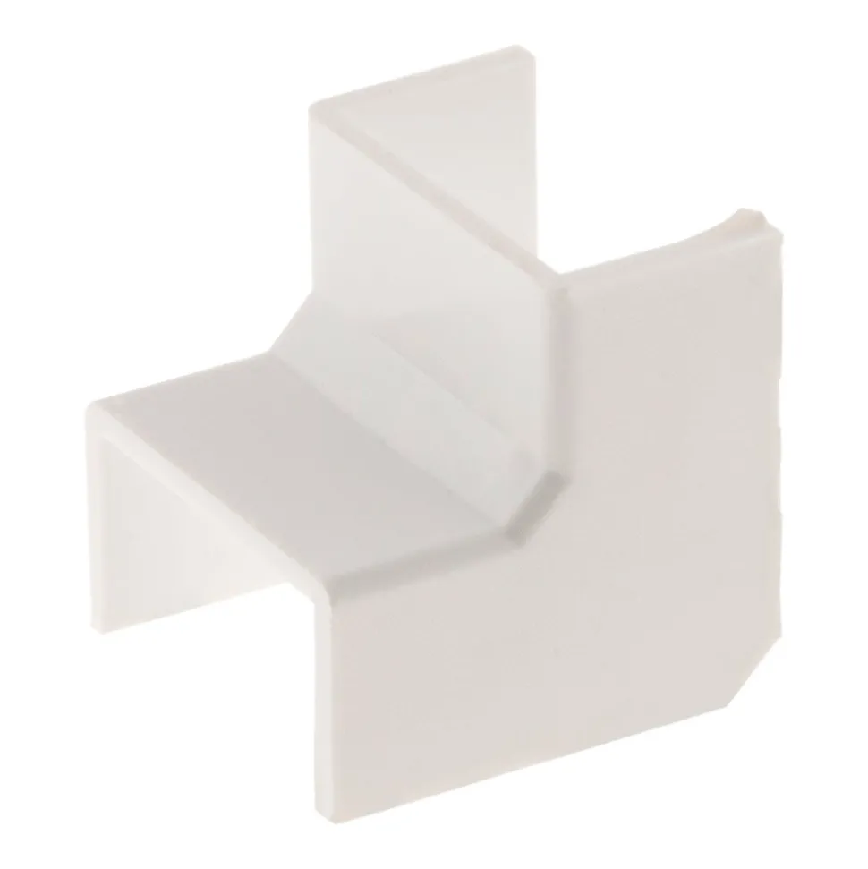 Lot de 2 angles intérieurs 20 x 10mm - Blanc - Zenitech