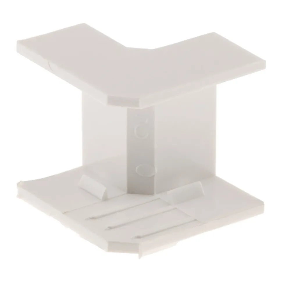 Lot de 2 angles intérieurs 20 x 10mm - Blanc - Zenitech