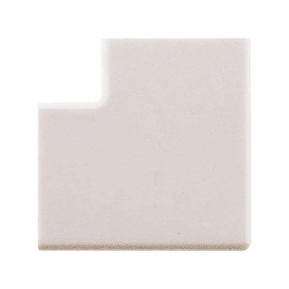 Lot de 4 angles plats 20 x 10mm - Blanc - Zenitech