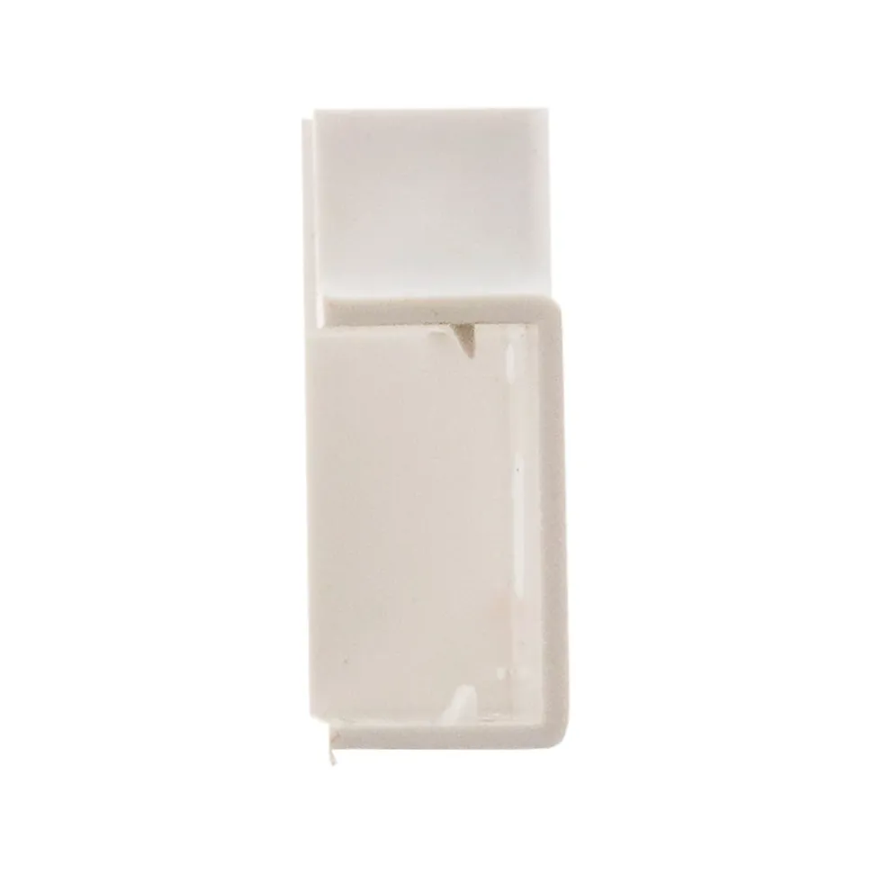Lot de 4 angles plats 20 x 10mm - Blanc - Zenitech