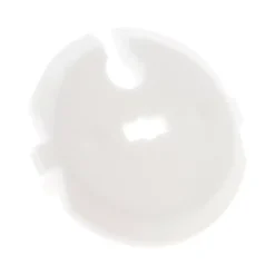 Lot de 3 caches prises 2 P+T + clef - Blanc - Zenitech