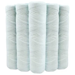Lot de 5 Cartouches Bobinée Filtre à Eau Anti Sédiments 9 pouces 3/4 - 20 microns Compatibles Filtre 10 pouces