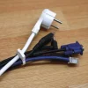 Lot de 6 clips pour cordons et câbles - Zenitech