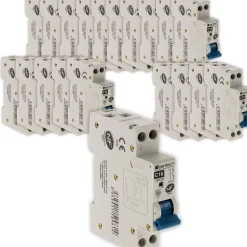 Lot de 20 disjoncteurs 16A PH/N - NF - Zenitech