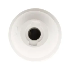 Lot de 2 douilles lisses sans bague E27 - Blanc - Zenitech