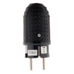 Lot de 10 fiches caoutchouc mâles 16A 2P+T - Zenitech