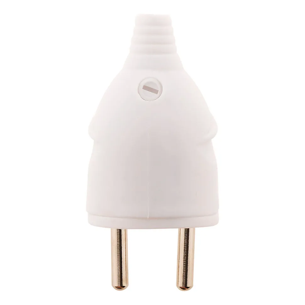 Lot de 10 fiches mâles 16A 2P+T - Blanc - Zenitech