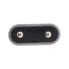 Lot de 10 fiches mâles 2P 6A - Gris - Zenitech