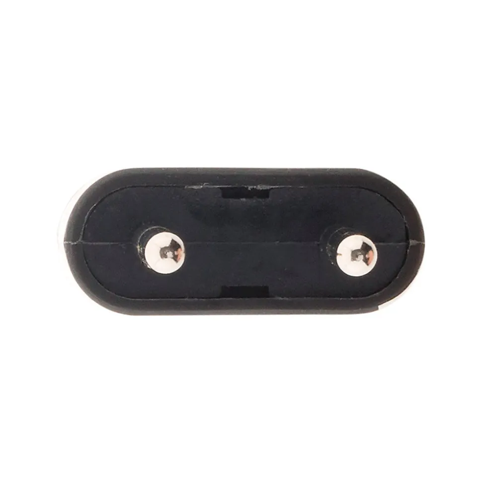 Lot de 10 fiches mâles 2P 6A - Noir - Zenitech