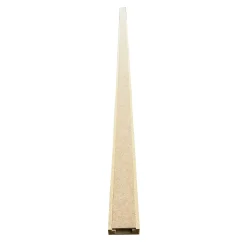 Lot de 10 Goulottes MDF Passes-câbles à couvercle, L.2.44 m x H.5.5 cm, Ep. 18 mm