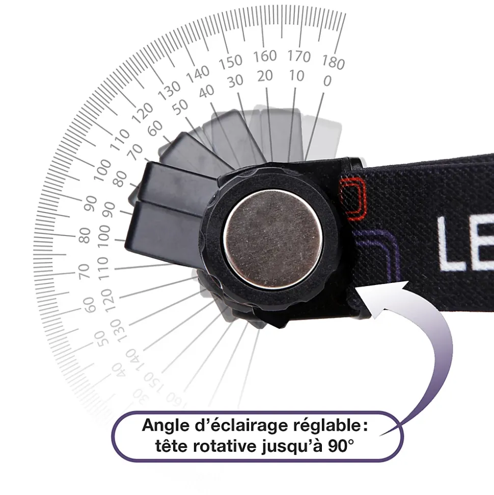 Lot de 2 Lampes Frontales LED Waterproof Rechargeables USB - Réglables - Éclairage Puissant - Résistantes Pluie et Humidité - x2