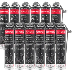 Lot de 12 Mousses colle universelle SpeedFix Construction 878 pistolable 690ml PENOSIL