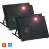 Lot de 4 panneaux solaires prémontés 840 W connectés Wi-Fi