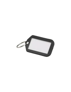 Lot de 5 portes-étiquettes, noir, 49.5x29mm - THIRARD