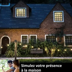 Lot de 3 Prises intérieures 3680W connectées Wifi + Radio fréquence+ 3 Interrupteurs ON/OFF + Télécommande Sans Fil