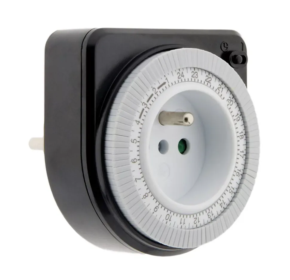 Lot de 2 programmateurs mécaniques - Noir - Otio