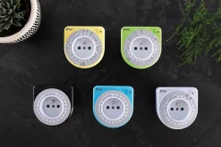 Lot de 2 programmateurs mécaniques - Noir - Otio