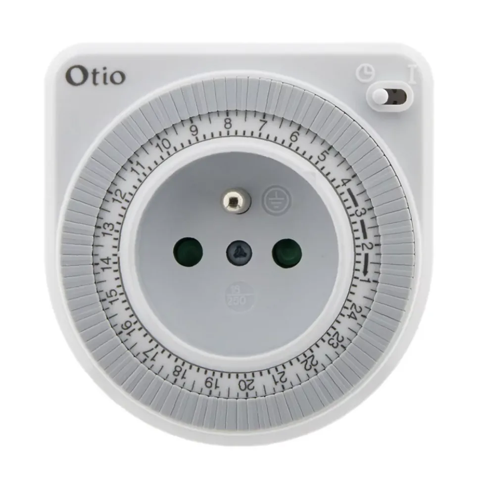 Lot de 2 programmateurs mécaniques - Blanc - Otio
