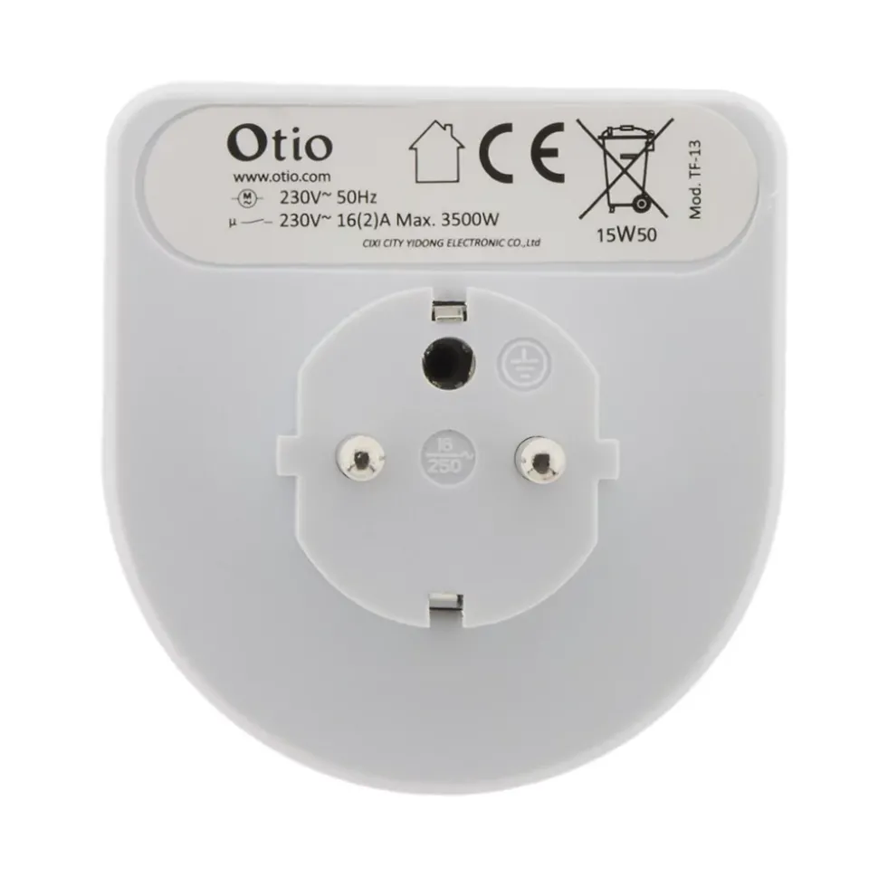 Lot de 2 programmateurs mécaniques - Blanc - Otio