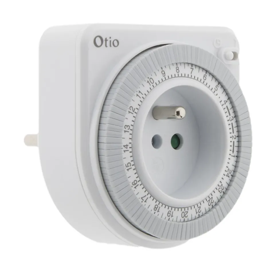 Lot de 2 programmateurs mécaniques - Blanc - Otio
