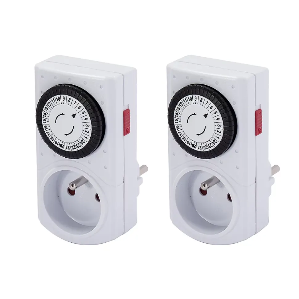 Lot de 2 programmateurs mécaniques 3500W - Chacon