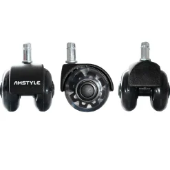 Lot de 5 Roulettes Universelles Robustes à Roulement Moderne Pivotant FineBuy