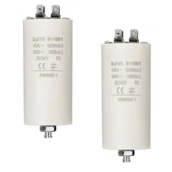 LOT 10 X Condensateur 25.0UF 450 V À Cosses CONDO DÉMARRAGE 25MF NEDIS