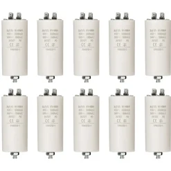LOT 10 x Condensateur 30.0uf 450 v à Cosses Condo 30mf NEDIS
