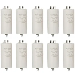 LOT 10 x Condensateur 40.0uf 450 v à Cosses Condo 40mf NEDIS