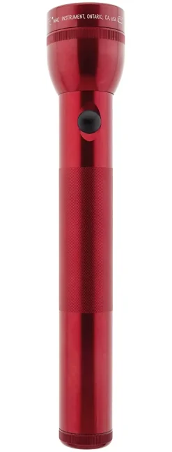 Maglite Classic Lampe torche Xenon 3x piles D - Rouge