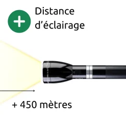 Maglite ML150LR Lampe torche LED rechargeable avec batterie Lithium - Noir