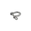 Manille Droite Forgée axe imperdable Inox A4 Diamètre 5 - 5 pièces